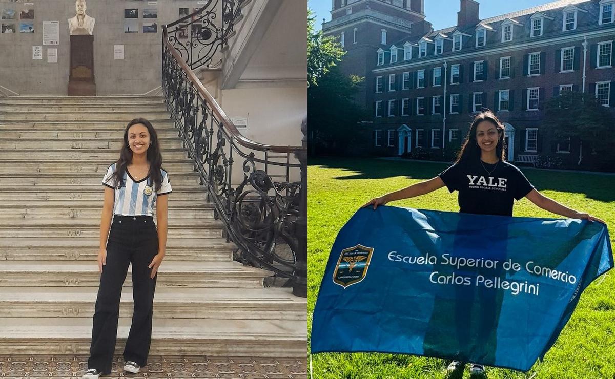 FOTO: Martina Basgall, de 18 años, estudiante elegida entre 11 mil nominados de 176 países.