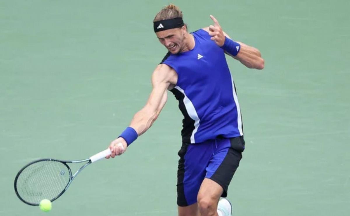 FOTO: Alexander Zverev cayó ante Taylor Fritz. 