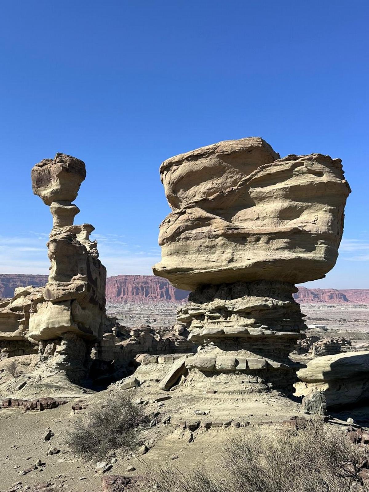 FOTO: Muchos planetas en Ischigualasto: un imperdible de la provincia de San Juan